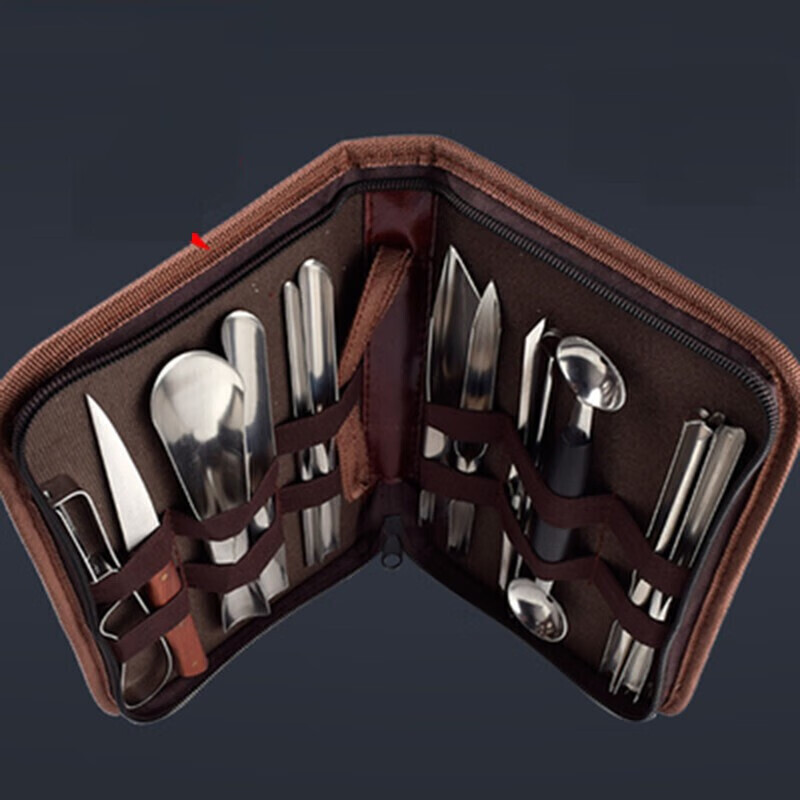 厨师雕刻刀不锈钢套装菜品雕刻刀主刀水果雕花刀拼盘工具套装 雕刻刀