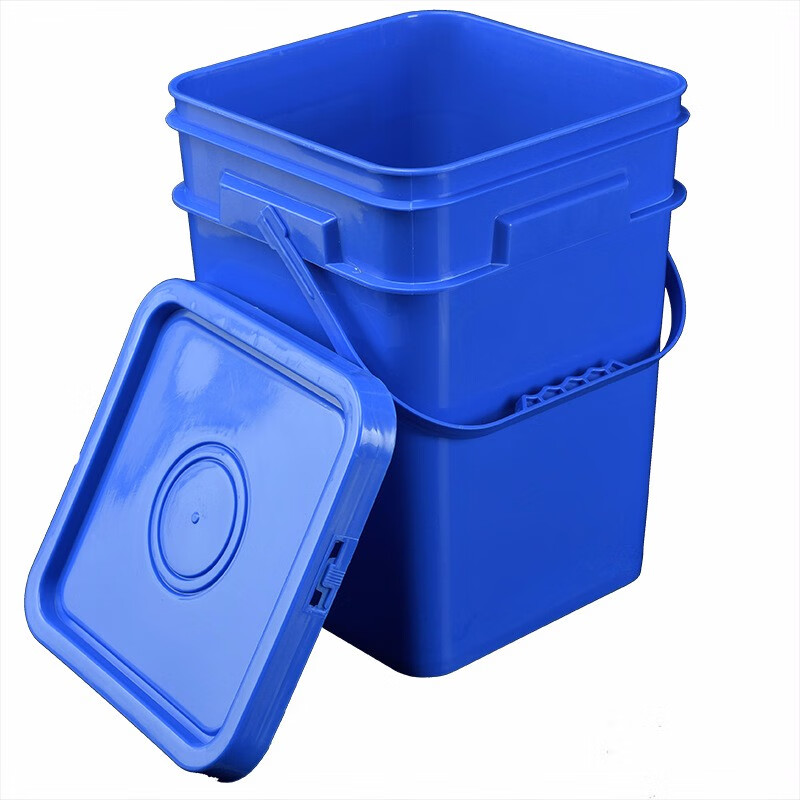 方形桶塑料桶加厚大号塑料方桶有盖乳胶漆包装桶涂料桶 20升方形加厚