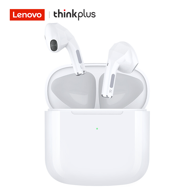 thinkplus 联想真无线蓝牙耳机 运动跑步半入耳式音乐通话耳塞 苹果