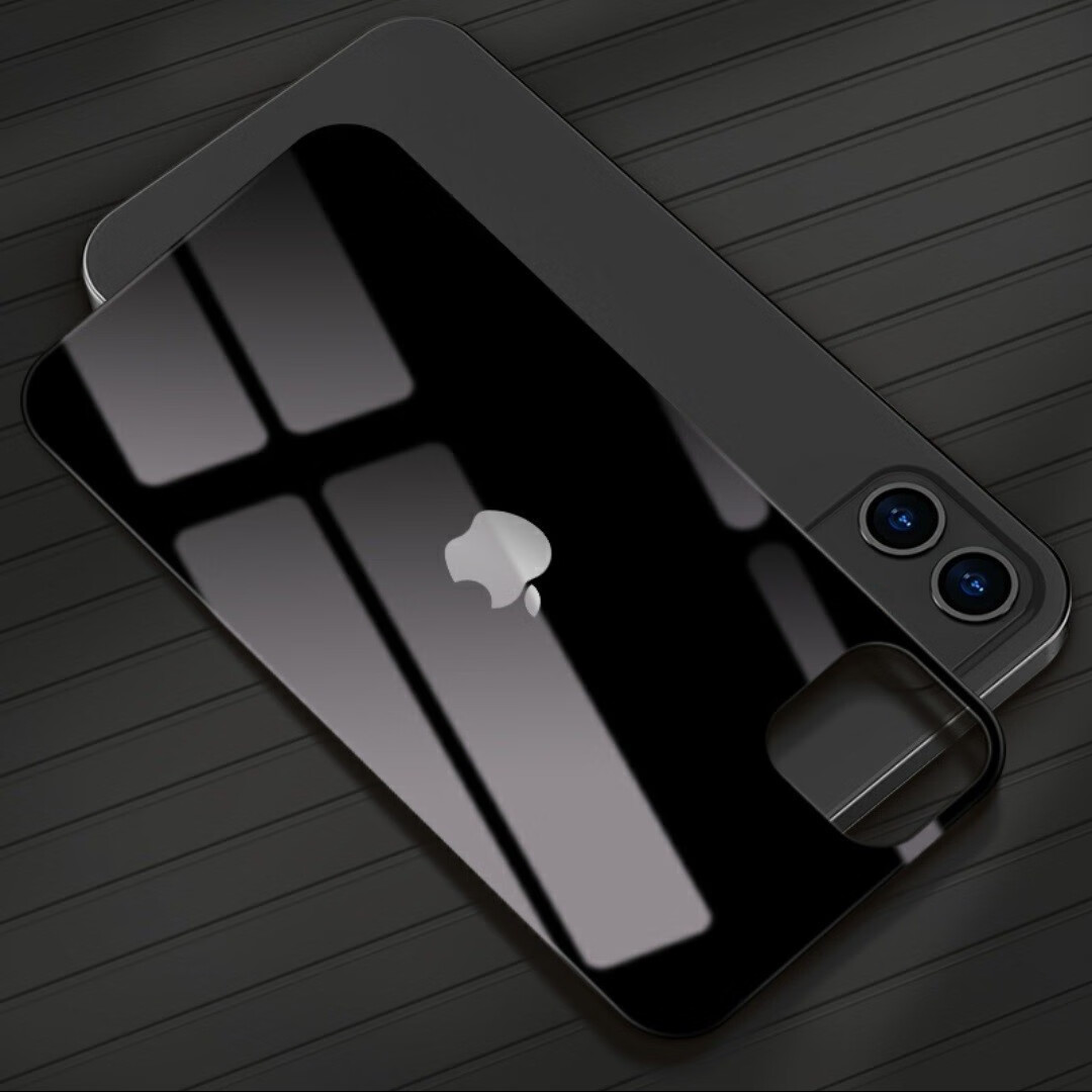黑色【防爆玻璃-钢化后膜】1片装 iphone13