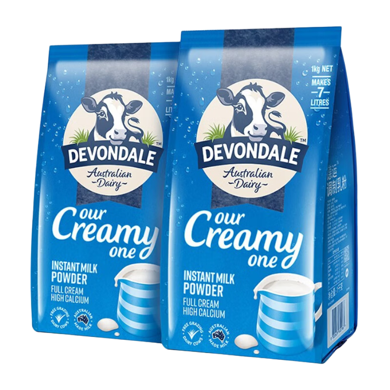 ���˰Ĵ�����ԭװ����ţ�̷� ����ţ��۳����̷۴�װ ȫ֬�̷�1kg*2��