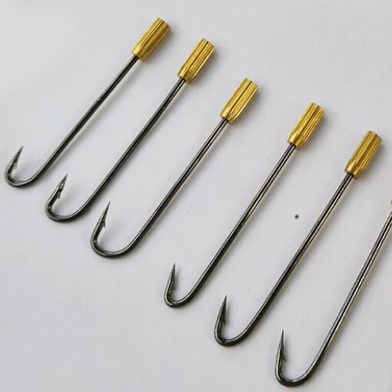 黄鳝钩新款黄鳝钓具可旋转有倒刺高岸引条自动缓冲鳝鱼钩硬钓黄鳝 直