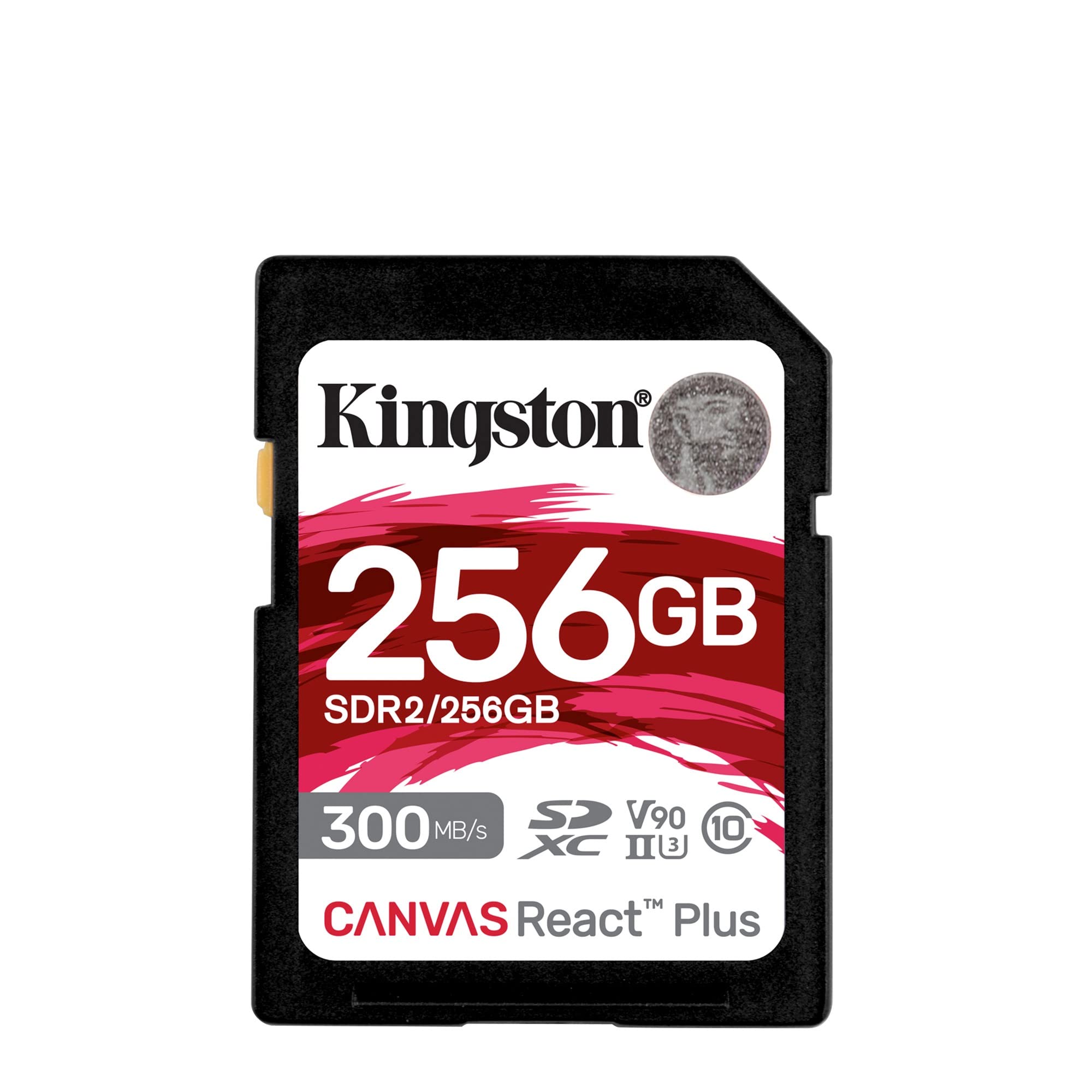 Kingston 金士顿 DIGITAL 安全数字存储卡 SDR2/256GB 与相机兼 256GB 读速300兆字节/秒 防水