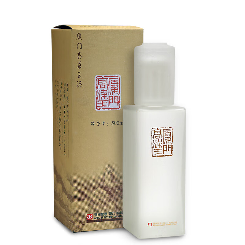 丹鳯丹凤厦门高粱王酒福建高粱酒53度优级固态粮食白酒500ml瓶礼盒装