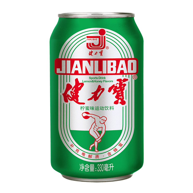 plus会员健力宝柠蜜味运动碳酸饮料330ml24罐2件