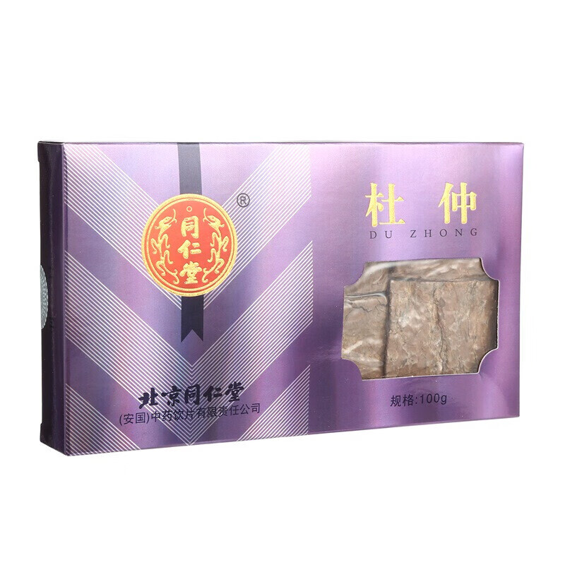 北京同仁堂 杜仲100g 杜仲皮杜仲茶泡茶泡酒中药材干货饮片 材料