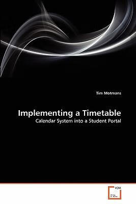 预订Implementing a Timetable