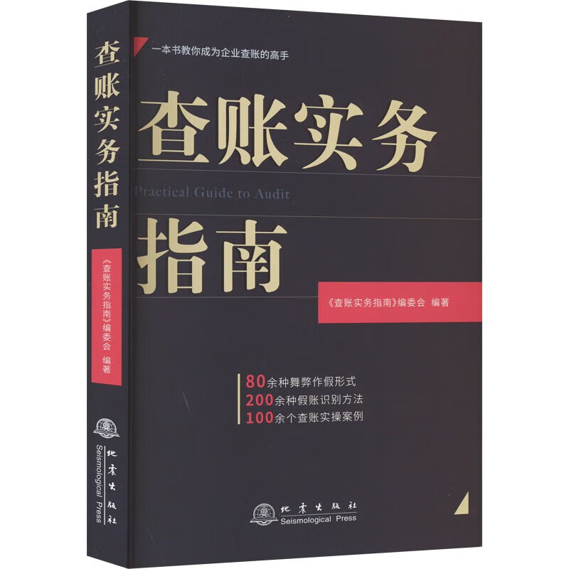 查账实务指南 实务案例方法审计税务财务报表分析账目管理学会计操作实务技巧大全会计核算书籍 地震出版社