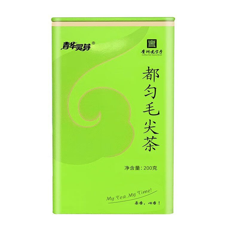 可局青华灵芽毛尖茶叶都匀毛尖特级贵州绿茶地标特产大份量200g罐装