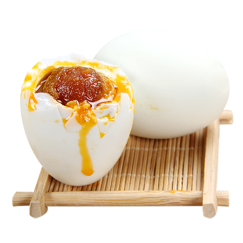 云邮牌高邮咸鸭蛋80g*26只装熟咸蛋红心麻鸭蛋家庭装