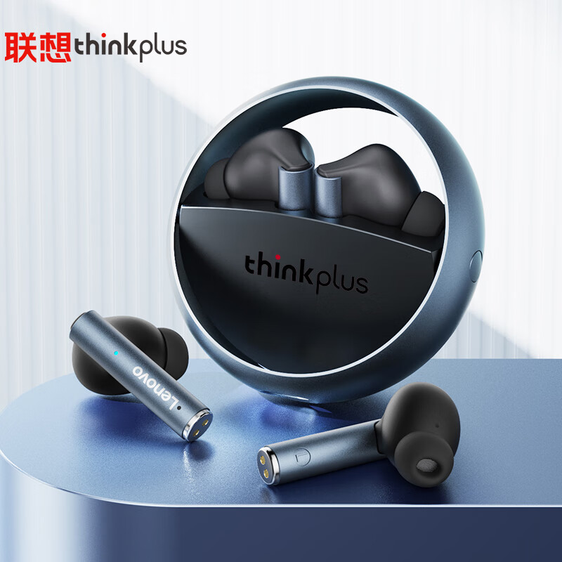 联想thinkplus蓝牙耳机,联想thinkplus-LP5 联想(lenovo) thinkplus lp60黑银色 真无线蓝牙耳机 入耳式跑步运动