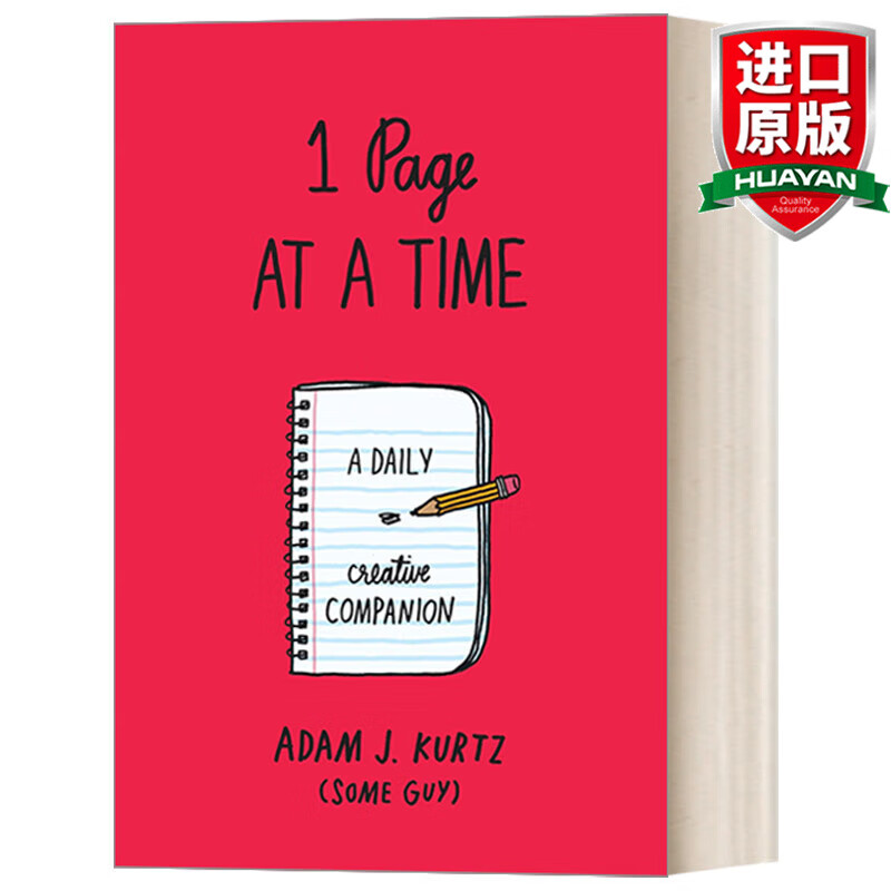 1 page at a time 英文原版 一次一页 超棒英文创意小册 手帐本 心理