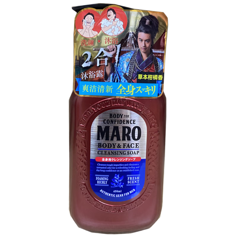 ����Ʒ��PLUS��Ա��MARO Ħ¡ ϴ����ԡ����һ ��ˬ�� 450ml