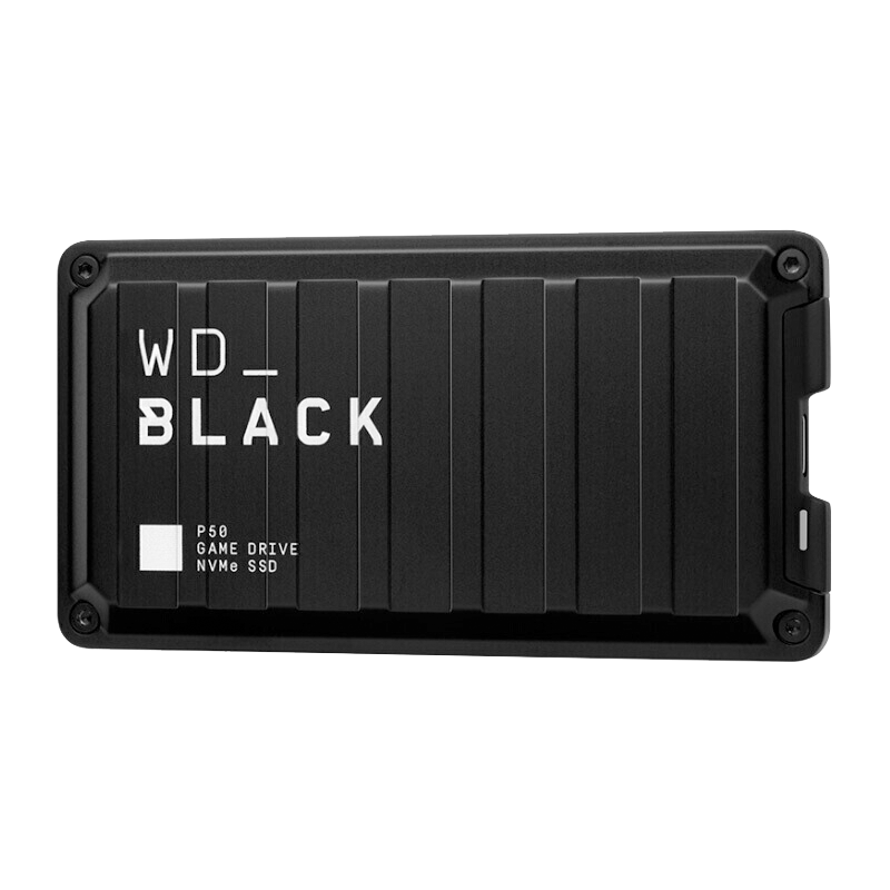 Western Digital 西部数据 WD Black P50 USB 3.2 移动固态硬盘 Type-C 4TB 黑色
