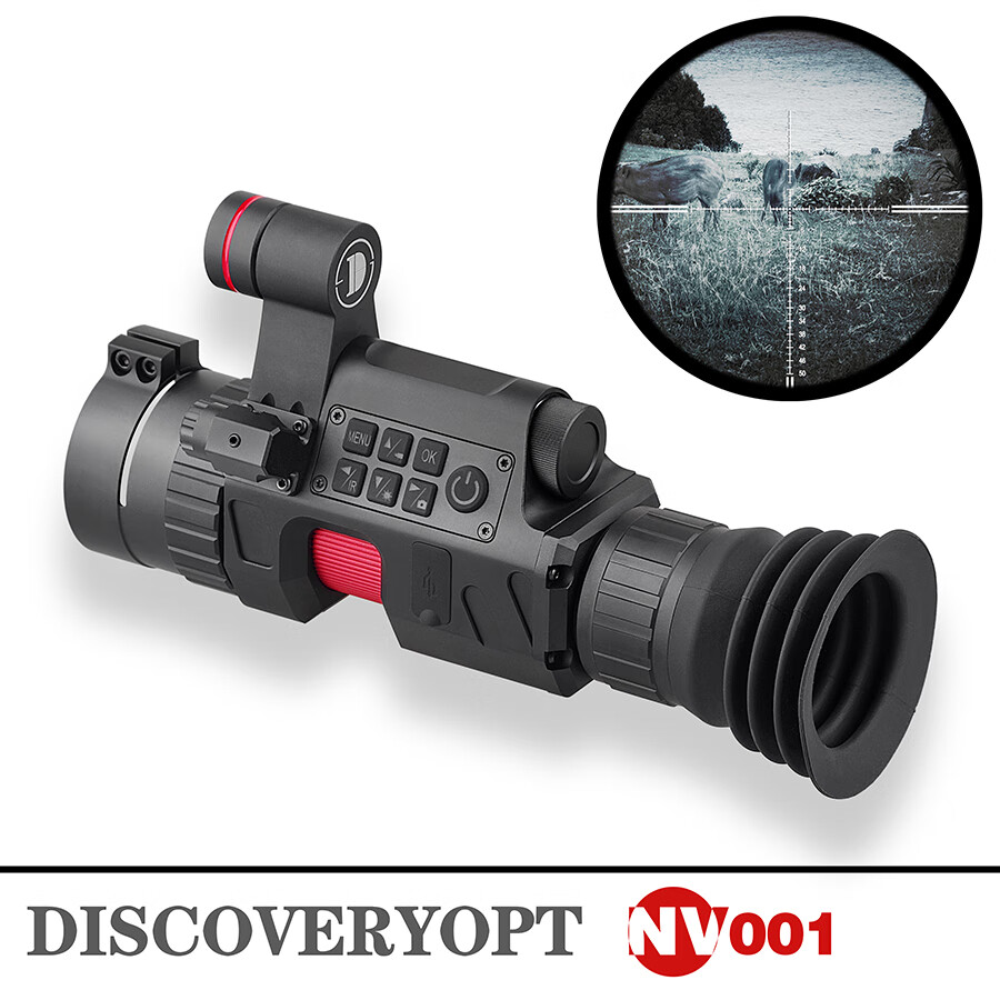 发现者夜视NV001夜视套瞄高清晰长续航瞄准镜1080P分辨率夜视瞄