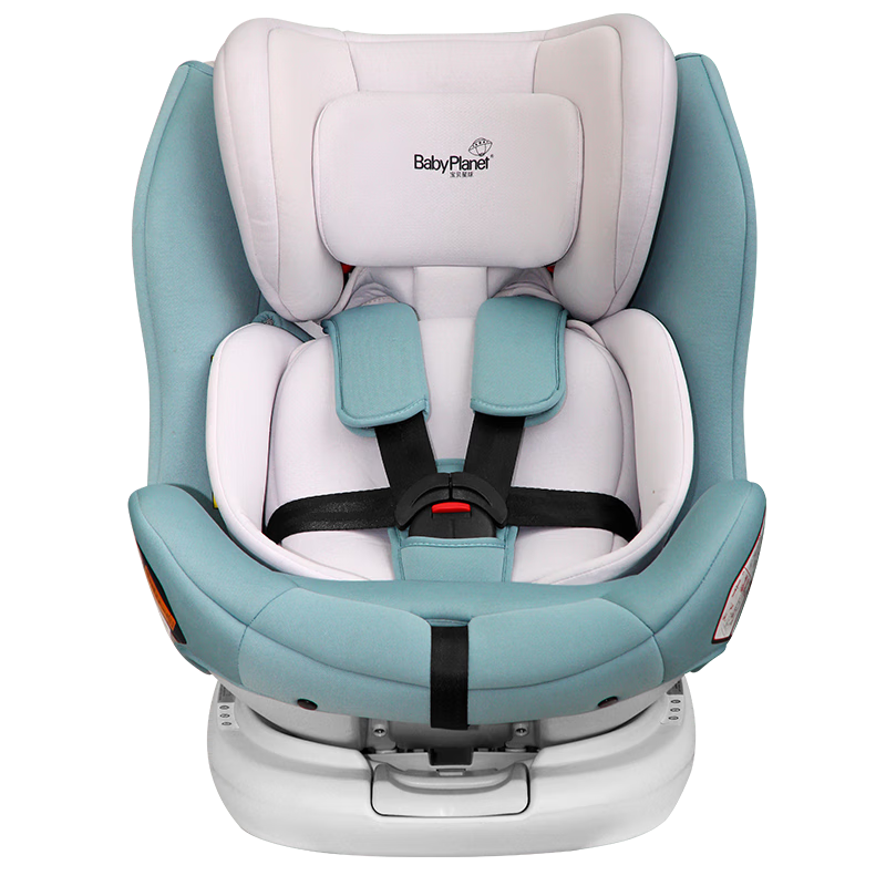 环球娃娃（GLOBALKIDS）星钻骑士儿童宝宝汽车安全座椅360度旋转儿童婴儿座椅0-12岁适用 宝贝星球-蒂芙尼蓝