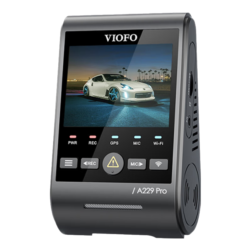 VIOFO行車記錄儀A229PRO 4K+2K超清二代星光夜視 前后雙錄HDR 語(yǔ)音控制 【4K超清】單鏡頭 標(biāo)配+512G卡