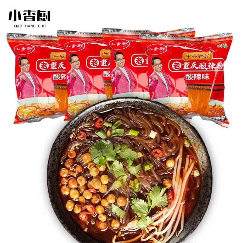 小香厨清真非油炸懒人冲泡粉丝 正宗老重庆酸辣粉119g*4连包（微辣版）属于什么档次？