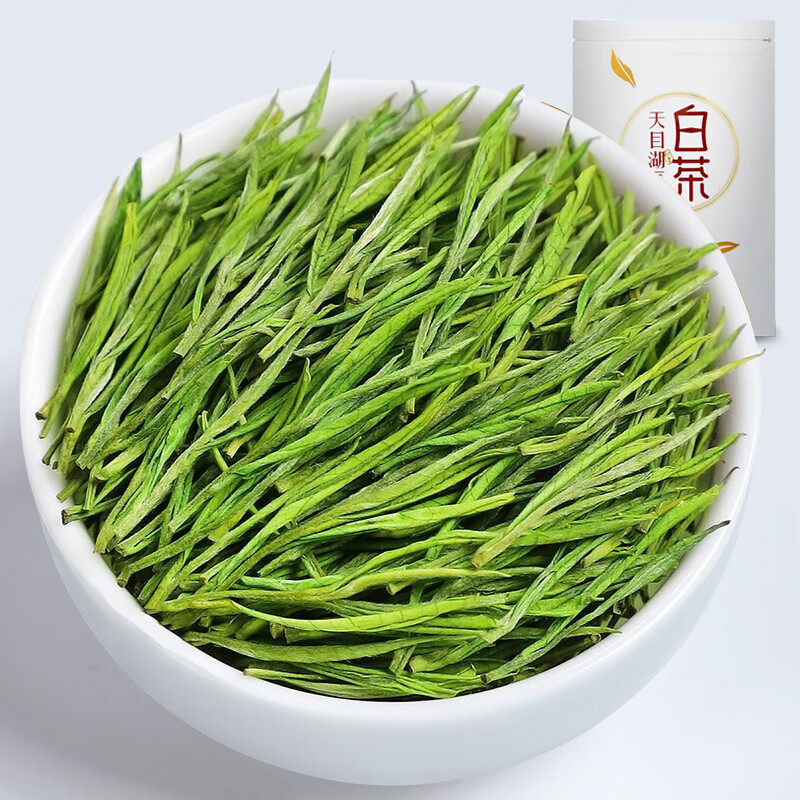 百草仙翁天目湖产白茶2024新茶春茶江苏溧阳特产茶叶浓香耐泡散装绿茶