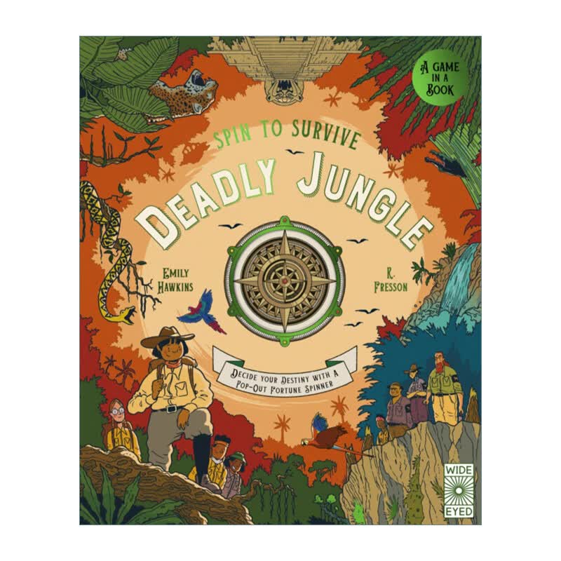 spin to survive deadly jungle 旋转生存 致命丛林 精装 英文版 进口