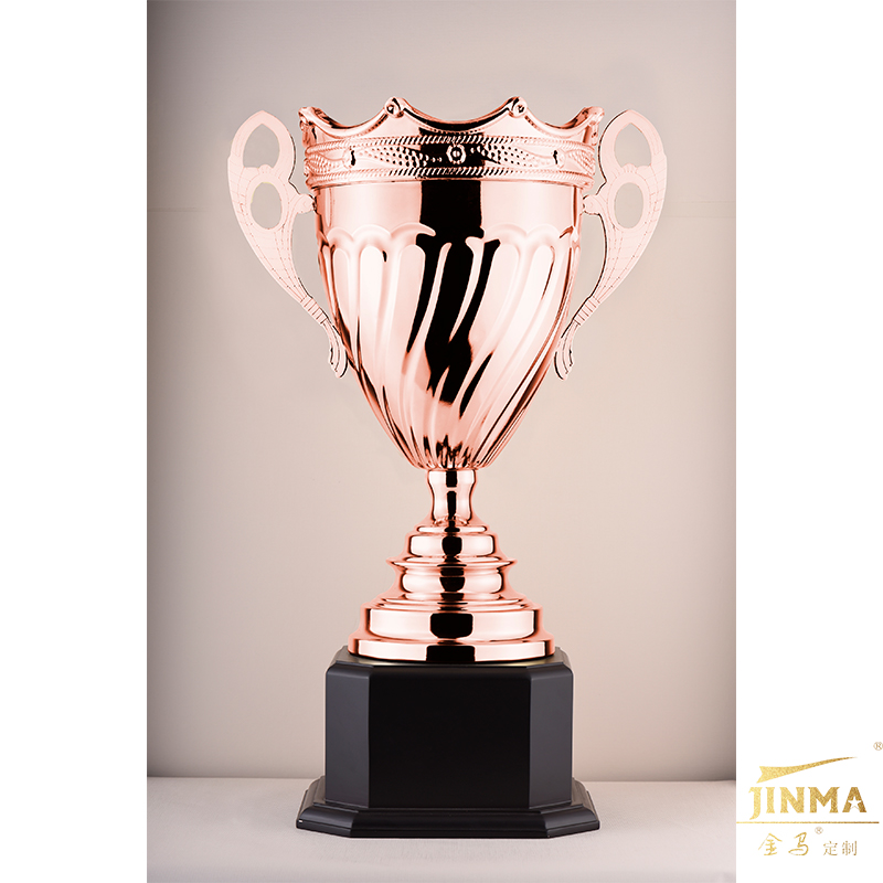 JINMA定制 金属奖杯 比赛颁奖 体育运动 足球篮球羽毛球游泳 年会公司活动颁奖10105 铜色