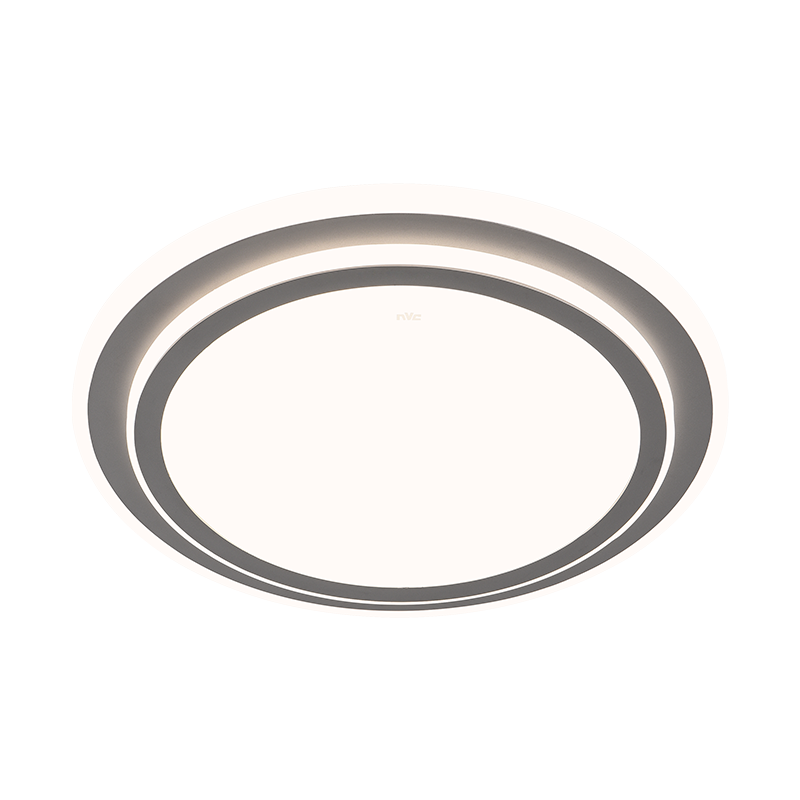 雷士照明(NVC)LED吸顶灯 北欧极简风格卧室餐厅阳台灯具 灰色系三色调光灯饰 WHXD24F/F-03