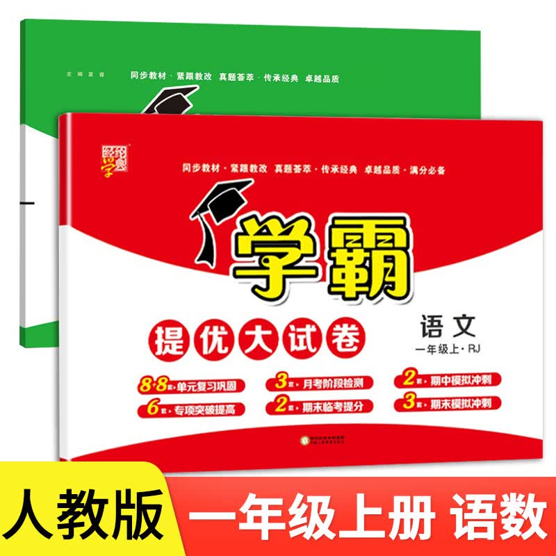 2023春学霸提优大试卷五年级六年级下册试卷测试卷全套一年级二年级三年级四年级下语文数学英语人教版北师版 【人教版】语文+数学（全2册） 一年级下