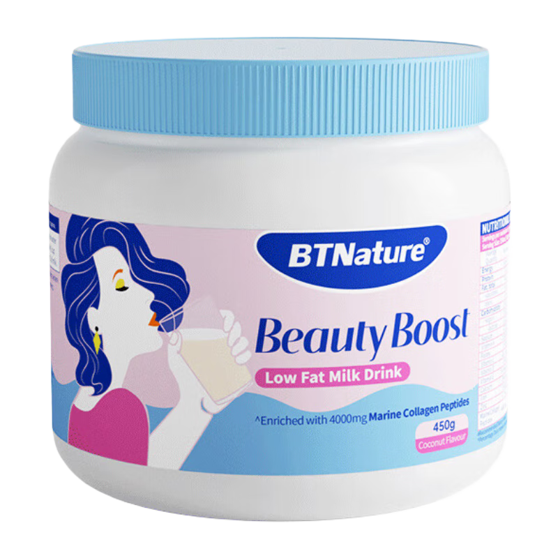 BTNature貝特恩女士牛奶粉增強免疫力補氣血睡眠不足高鐵高鈣全脫脂 【高鈣高鐵補氣血】450g/罐
