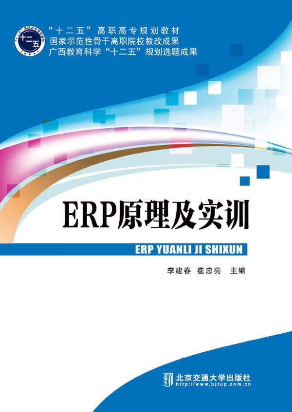 ERP原理及实训 李建春 管理 9787512119055