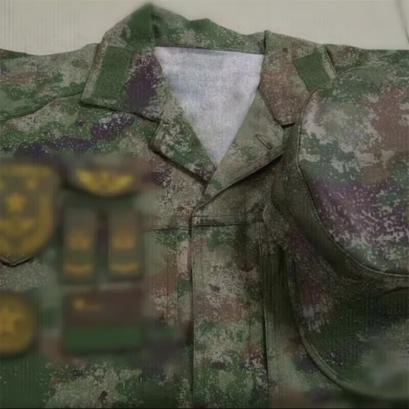盾郎21式迷彩服作训服套装夏训练服静电丝水墨纹军训服教官工作服 21