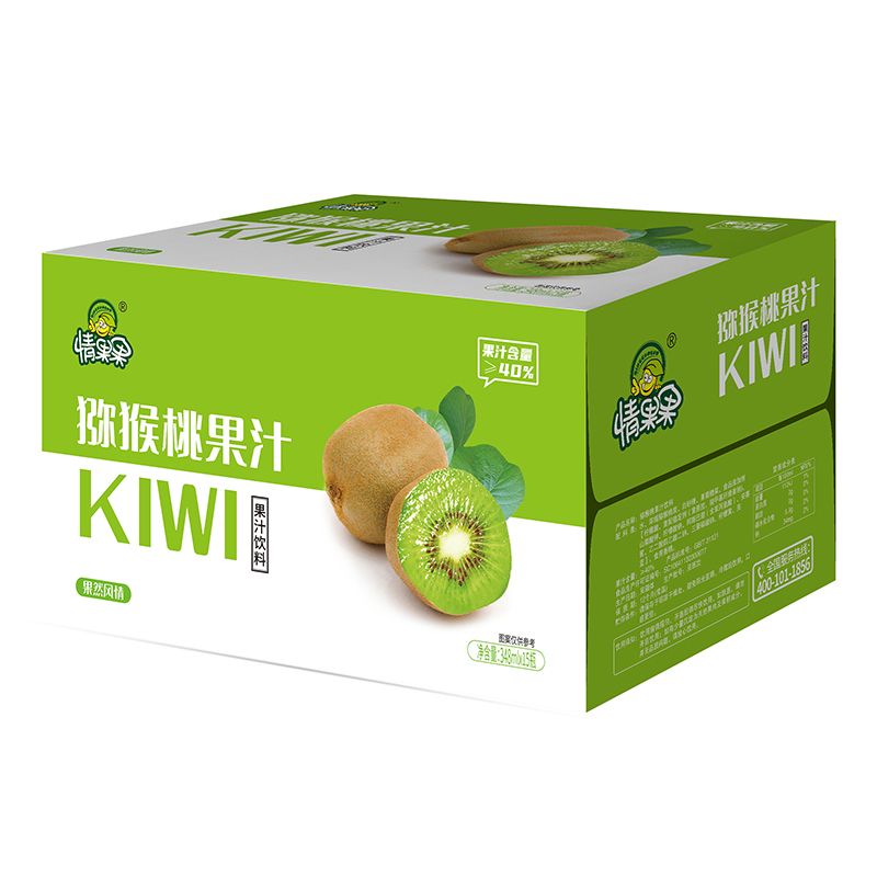 可局猕猴桃汁桃汁山楂汁饮料西峡特产浓缩果然风情猕猴桃汁整箱
