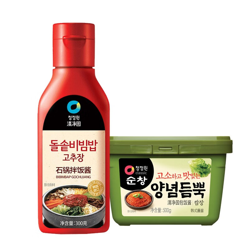 清净园石锅拌饭酱 韩国进口料理酱辣酱蘸酱调味料韩式甜辣椒酱多用途