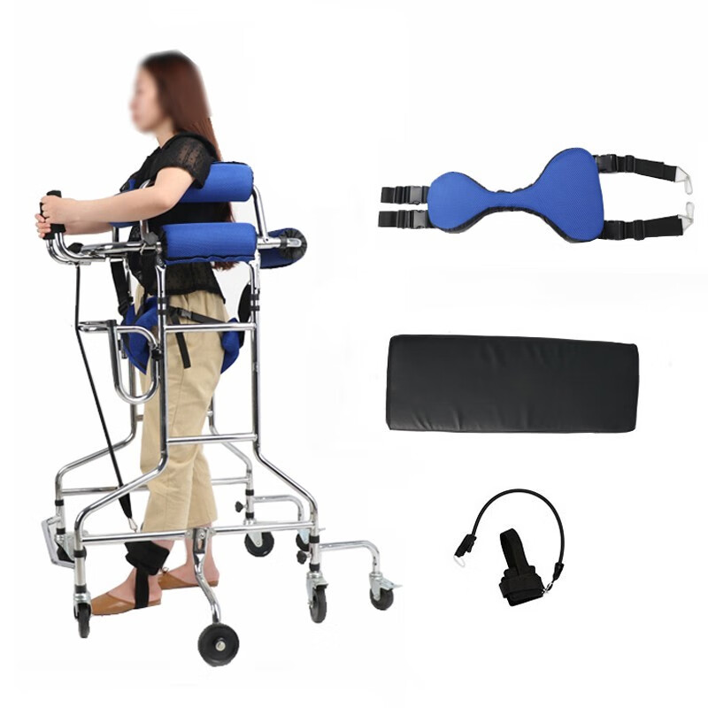 中风偏瘫康复器材老人学步车康复行走助行器成年人走路辅助老年脑 新