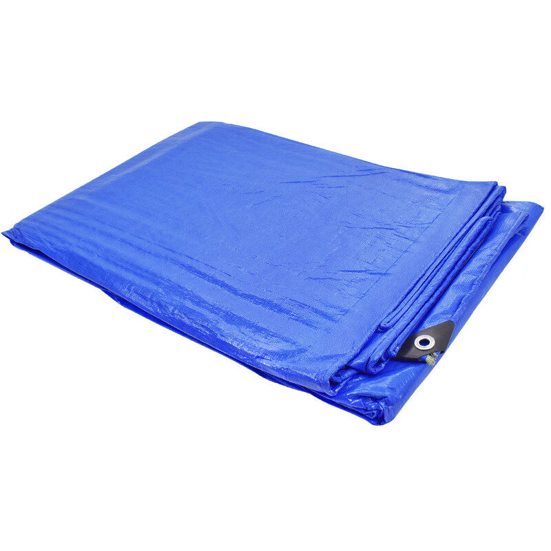 伏达 蓝白色加厚篷布 货车防雨布油布塑料遮雨布遮阳布雨棚篷布防水布8*12m