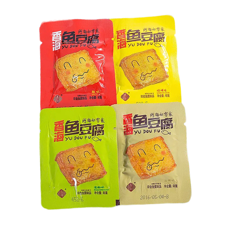 香海鱼豆腐温州特产称重500克小零食多种口味选择休闲食品 孜然味500克