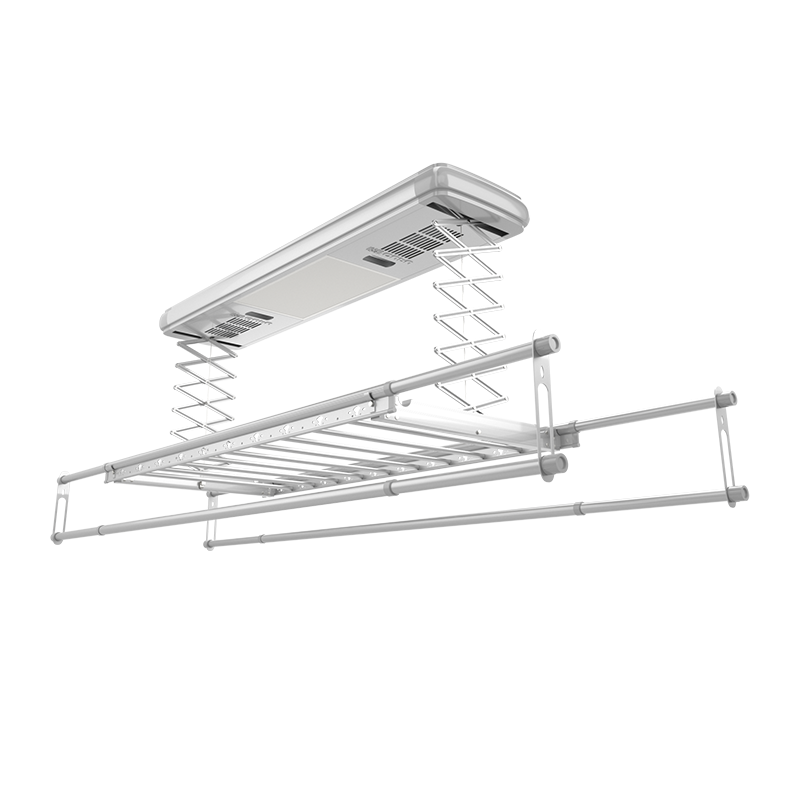 欧普OUPU电动晾衣架 智能遥控四杆晾衣机 阳台电动升降晒衣架 星空灰四合一