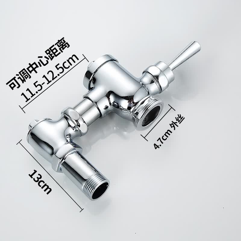 冲厕所脚踩式大便延时阀 老式卫生间蹲坑手按蹲便器延迟冲水开关阀门