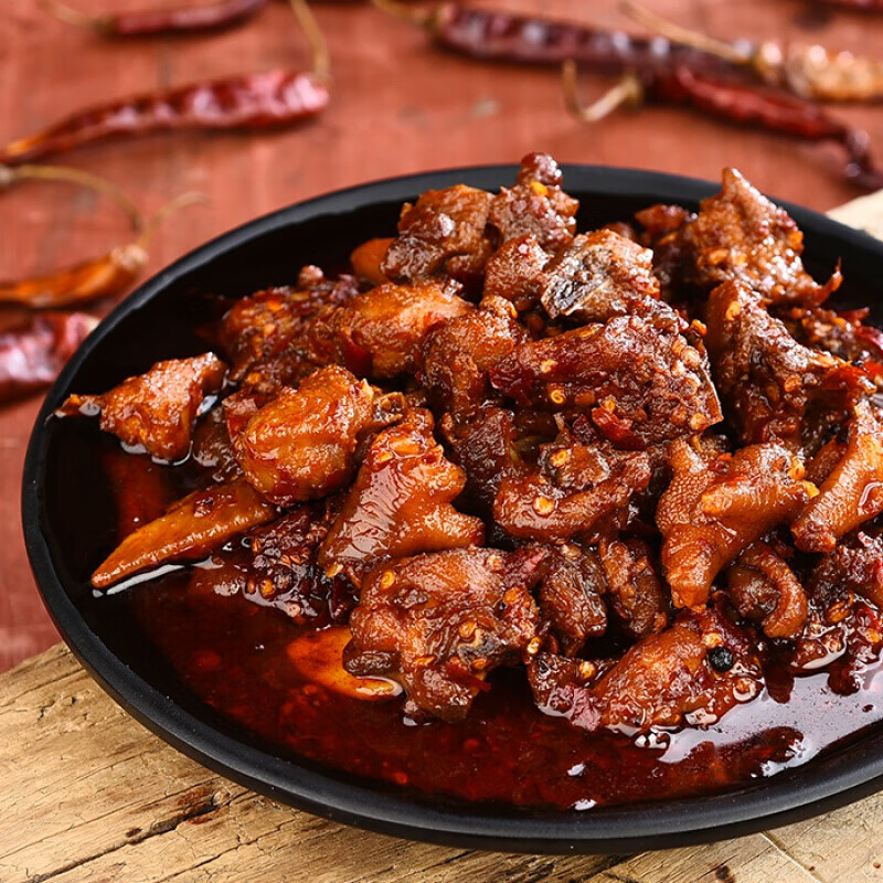 虎钢馋贵州特产辣子鸡贵阳特色小吃香辣下饭菜火锅底料麻辣零食 2瓶装