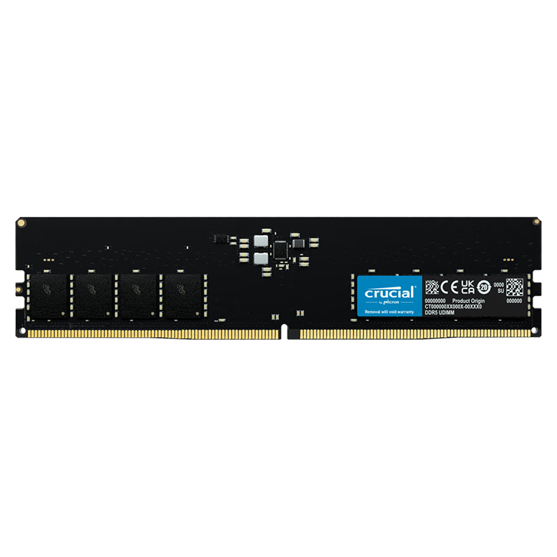 Crucial 英睿达 16GB DDR5 5600频率 台式机内存条