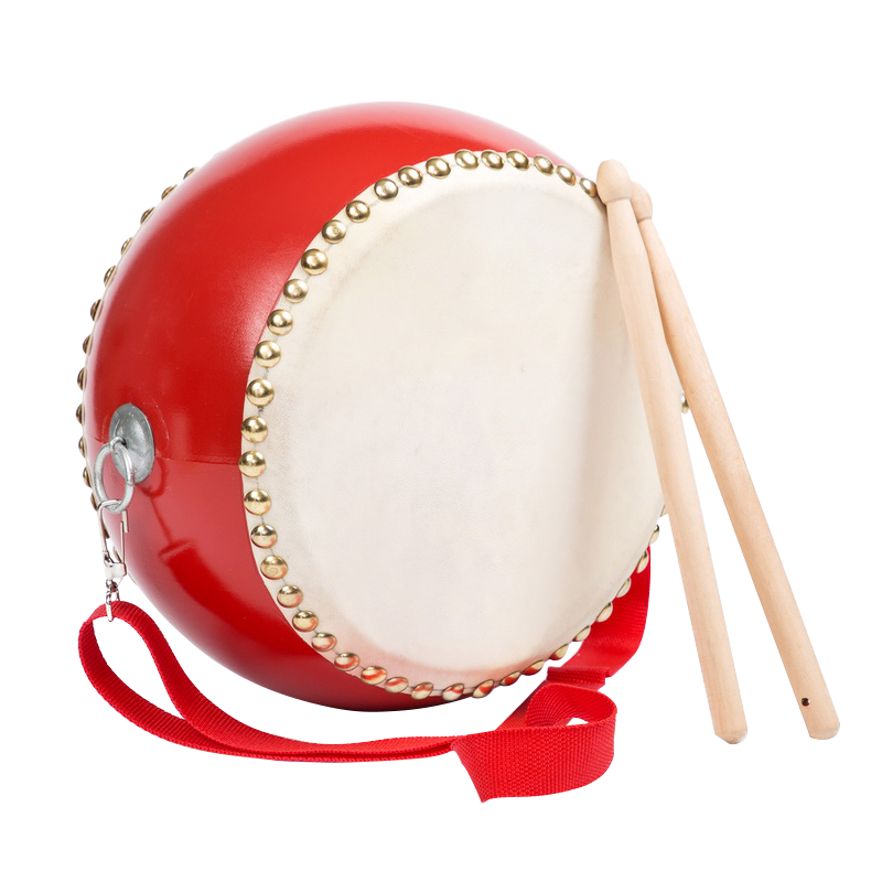 美乐大师 鼓儿童鼓大鼓小鼓锣鼓打鼓牛皮鼓堂鼓乐器小孩鼓战鼓6寸my
