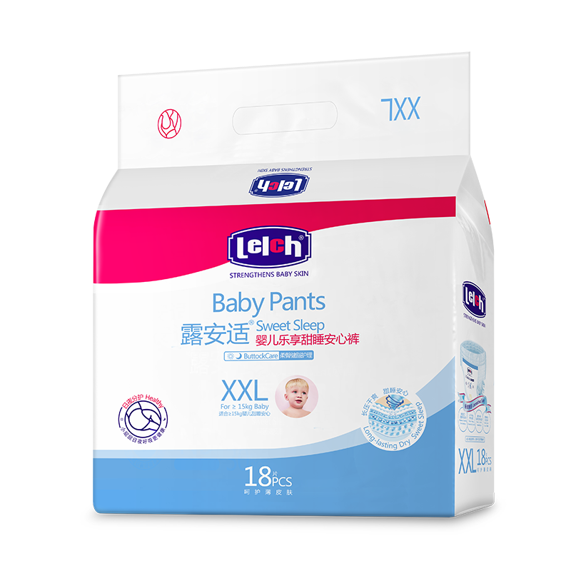 ���ڲ�����¶���ʣ�Lelch��΢����ϵ��ҹ��������XXL18Ƭ(15kg����) �Ӵ�Ӥ�������� ���Ŀ�