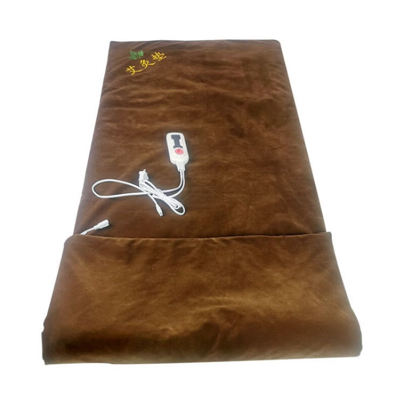 艾灸床垫电加热艾灸垫子艾绒褥子艾草垫床垫美容院床垫理疗垫可躺 电加热艾灸垫：棕色