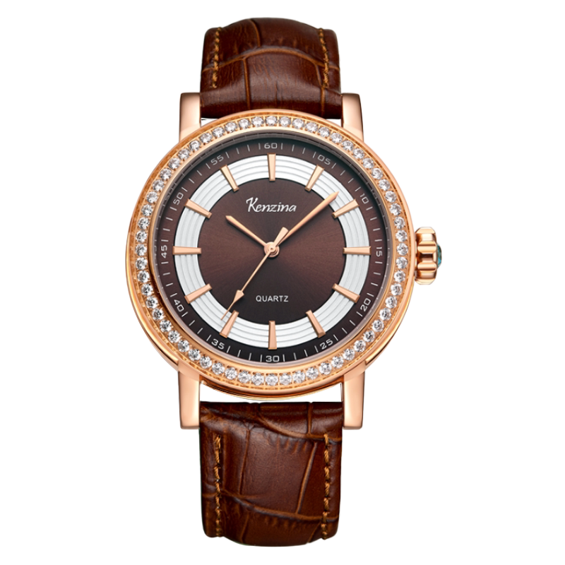 轻奢赫本风满钻腕表品牌气质女表绿色大表盘手表女时尚潮流大气高级感