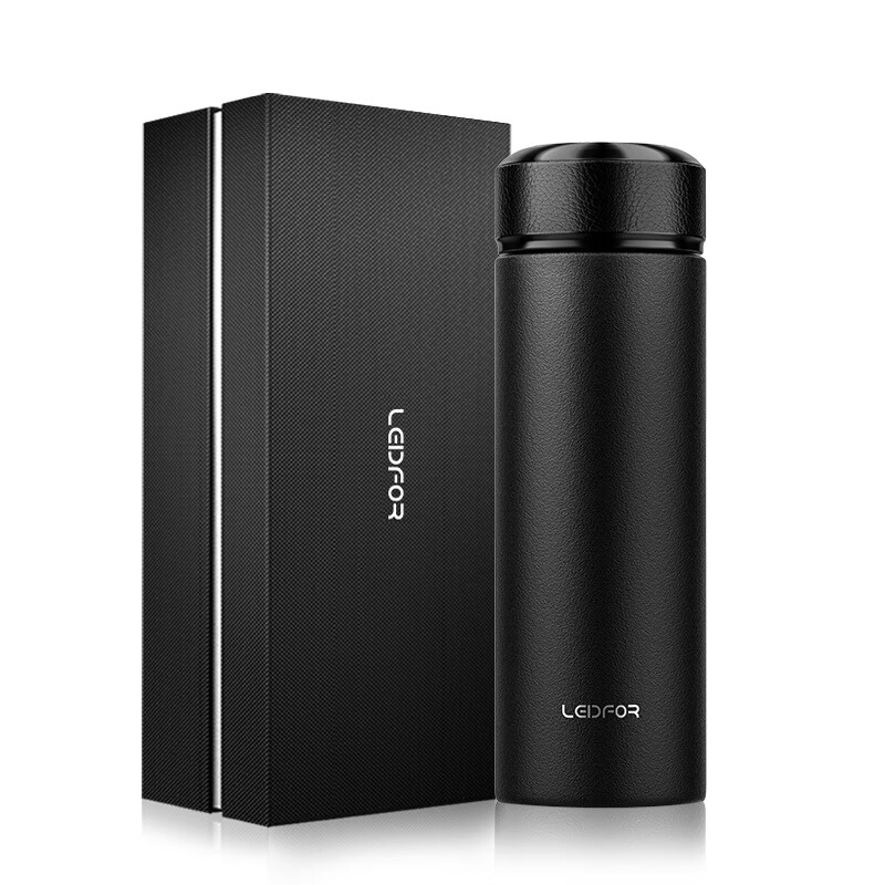 雷德夫德国雷德夫双层纯钛杯子保温杯男士商务水杯茶杯500ml 纸质礼盒