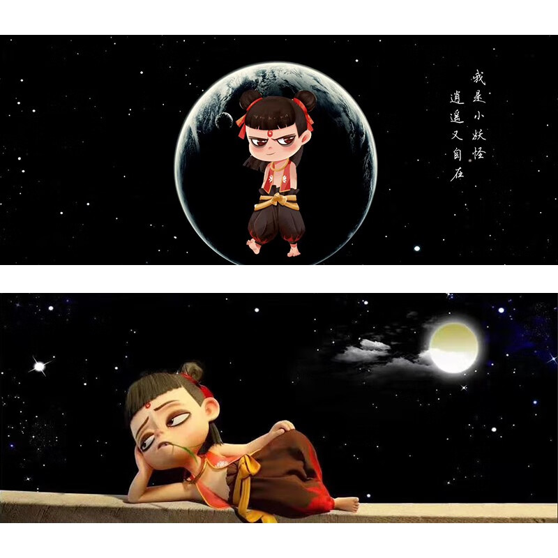 字画制做造景水族箱背景贴纸定制鱼缸