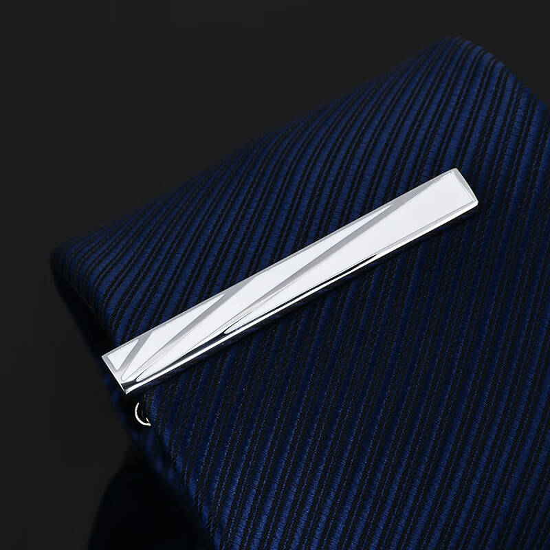 xierwei领带夹男士商务正装高端轻奢夹子西装固定别针定制领夹男创意
