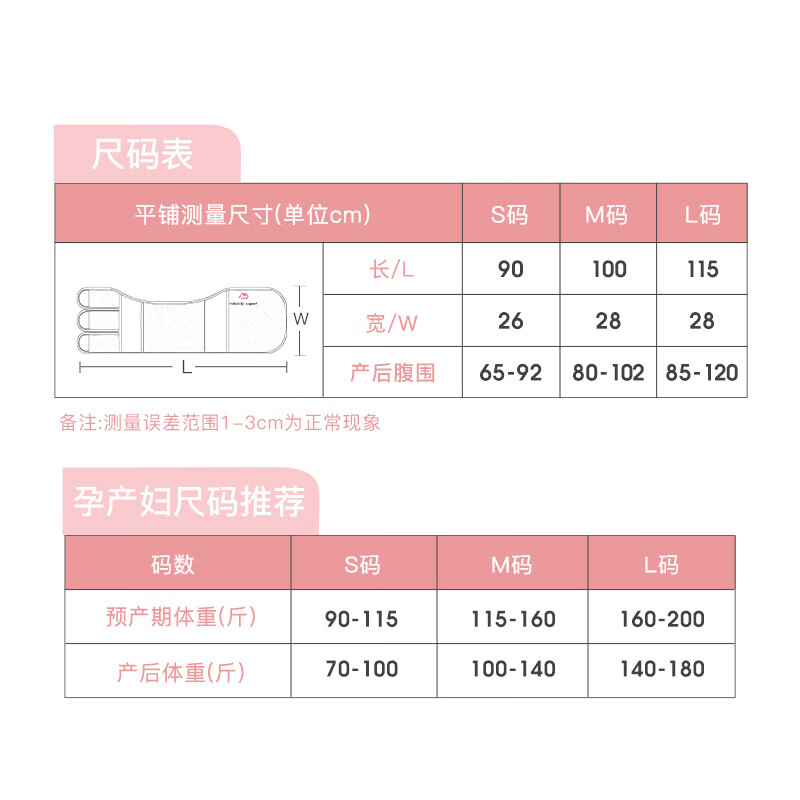 护力安术后收腹带产后束腹带医用切口疝术后固定绑腹带中老年人手术专用腹部腰带孕产妇刨腹顺产两用绷带 医用术后收腹带-白色 L
