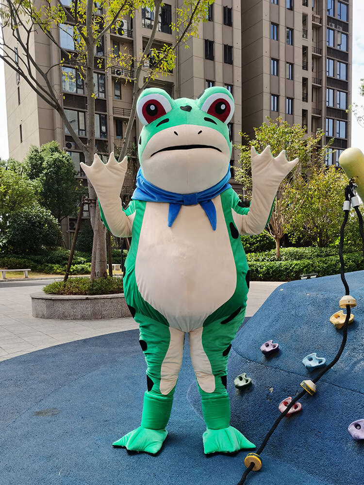 青蛙人偶服装青蛙人偶服装充气卡通癞玩偶服葫芦娃蛤蟆