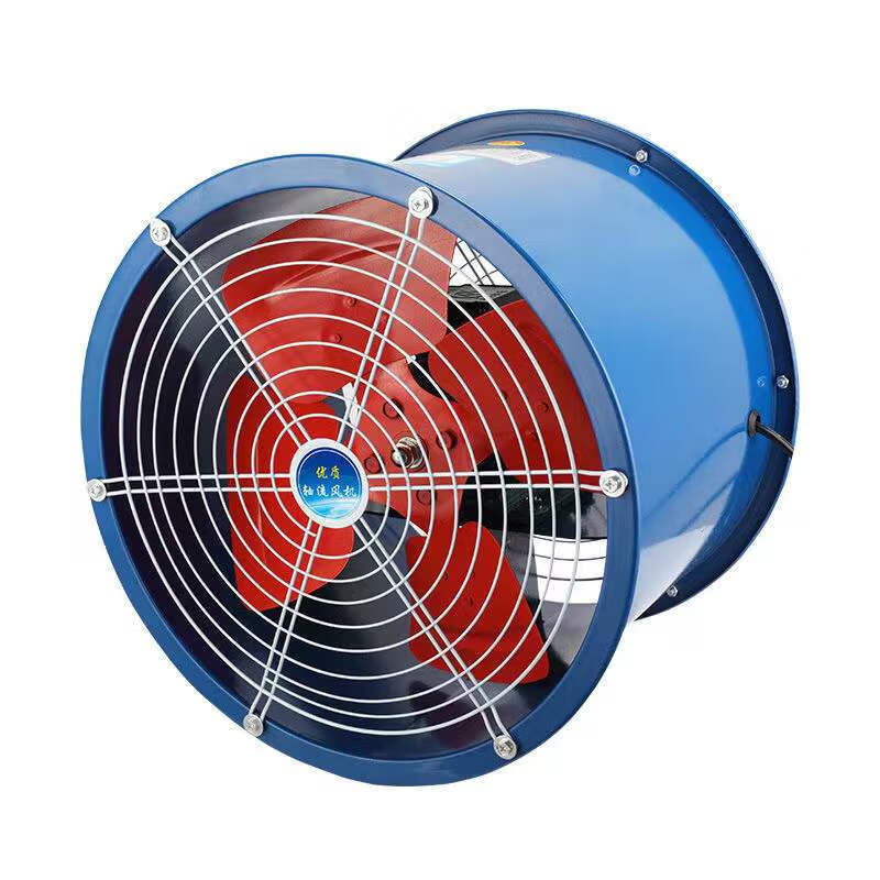 豫泰睿低噪声轴流式通风机台州暴福sf轴流风机220v强力管道式厨房专用