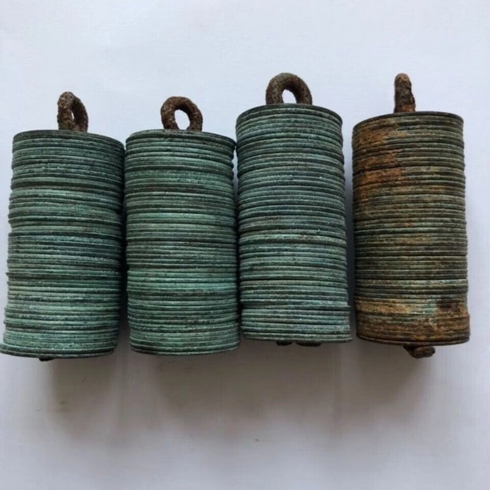 古钱币 清朝筒子钱1串 筒子钱钱串子 清朝筒子钱sn0816 n0816